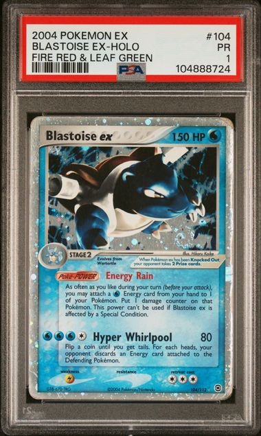 **Sequential Slabs!** PSA 2, 1 & 1 Charizard ex, Blastoise ex & Venusaur ex from EX Fire Red Leaf Green