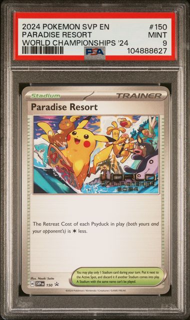 **Sequential Slabs!** PSA World Championships 2024 Full Promo Set (6xPSA10, 7xPSA9)