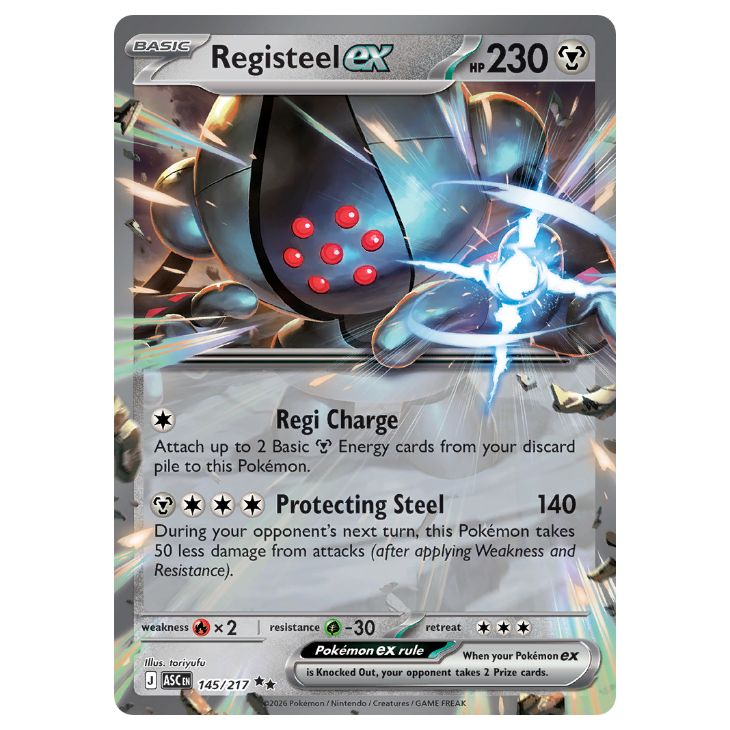 Registeel ex - Ascended Heroes - 145/217 - Double Rare