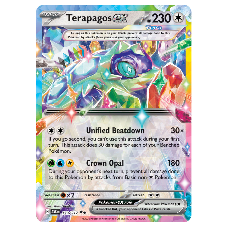 Terapagos ex - Ascended Heroes - 179/217 - Double Rare