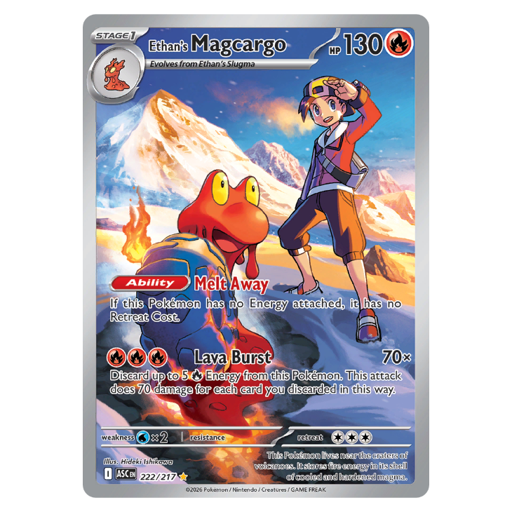 Ethan's Magcargo - Ascended Heroes - 222/217 - Illustration Rare