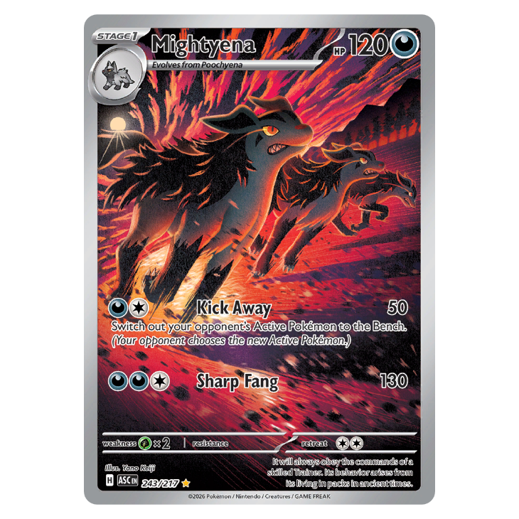 Mightyena - Ascended Heroes - 243/217 - Illustration Rare