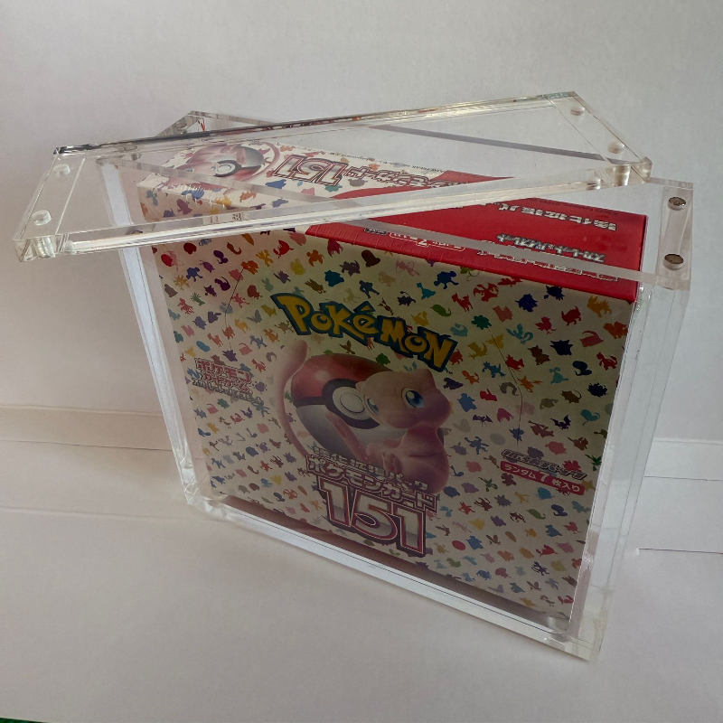 Acrylic Japanese Pokémon Booster Box Display (Standard size)