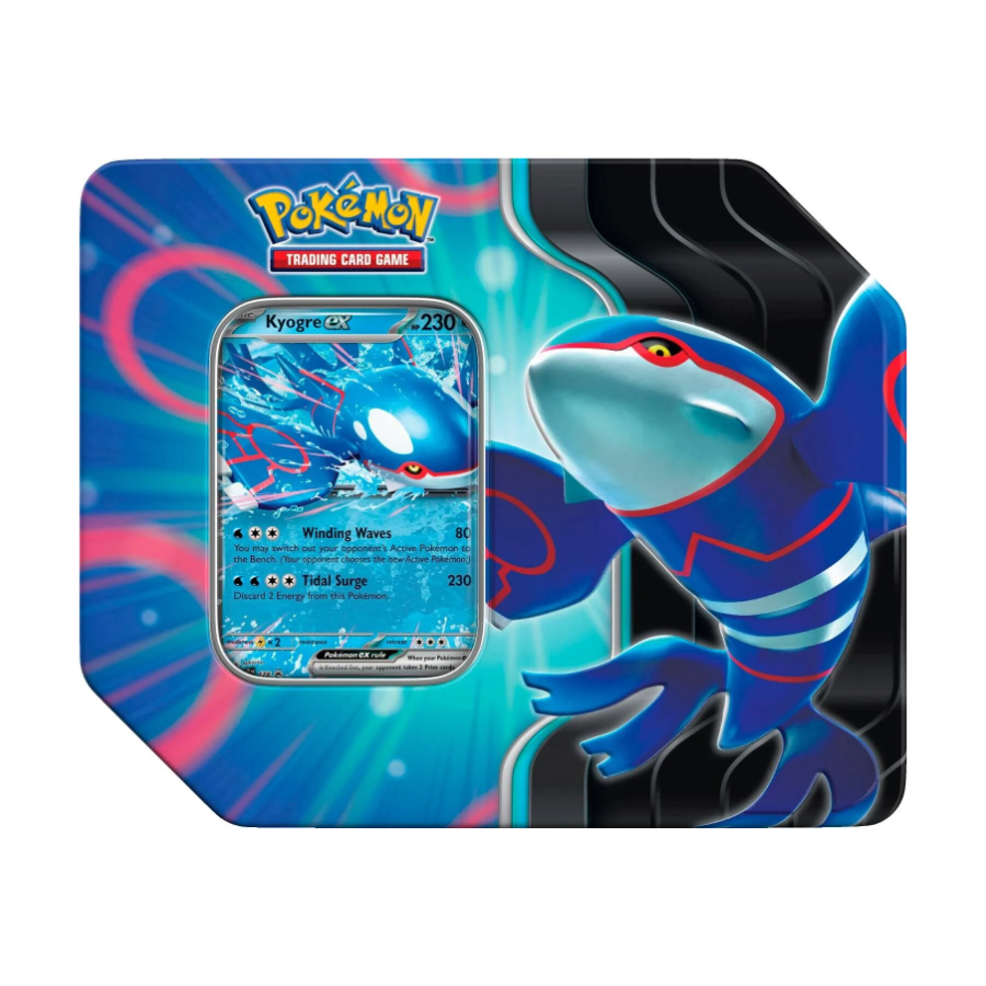 Azure Legends Tins featuring Dialga ex, Kyogre ex or Xerneas ex