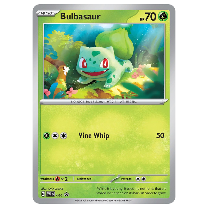 SVP046 Bulbasaur - Cosmos Holo Promo – The Game Tree NZ