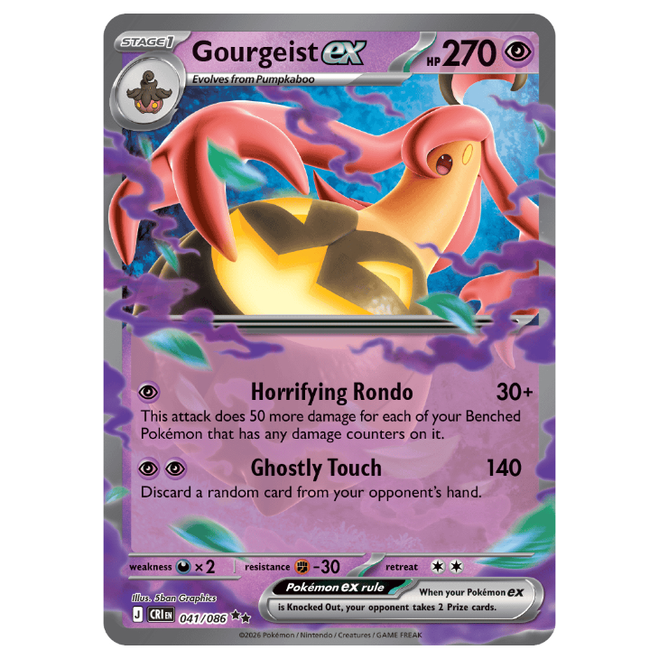 Gourgeist ex - Chaos Rising - 041/086 - Double Rare