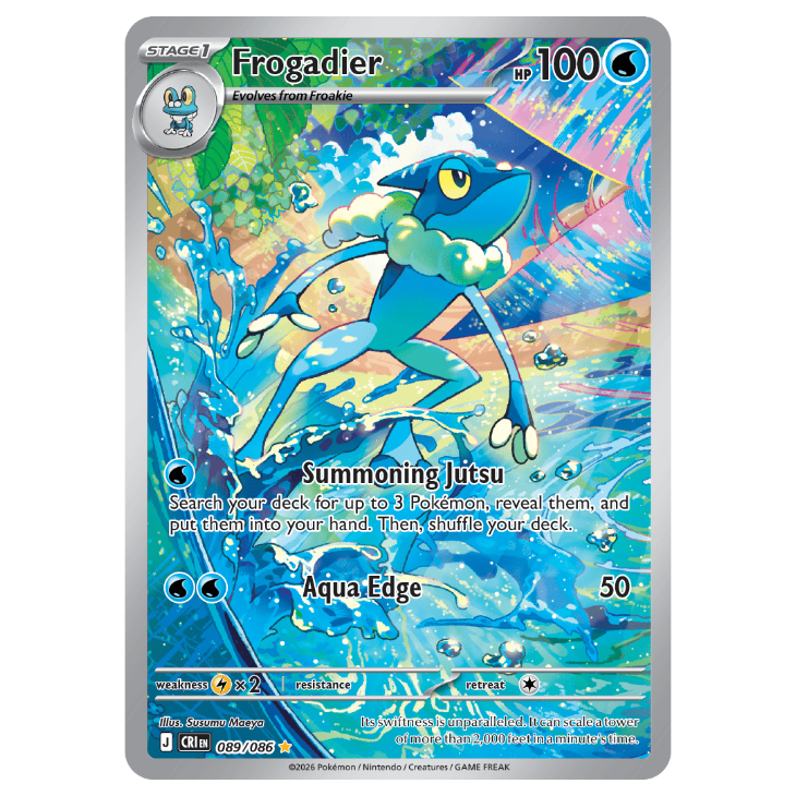 Frogadier - Chaos Rising - 089/086 - Illustration Rare