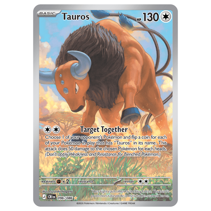 Tauros - Chaos Rising - 096/086 - Illustration Rare