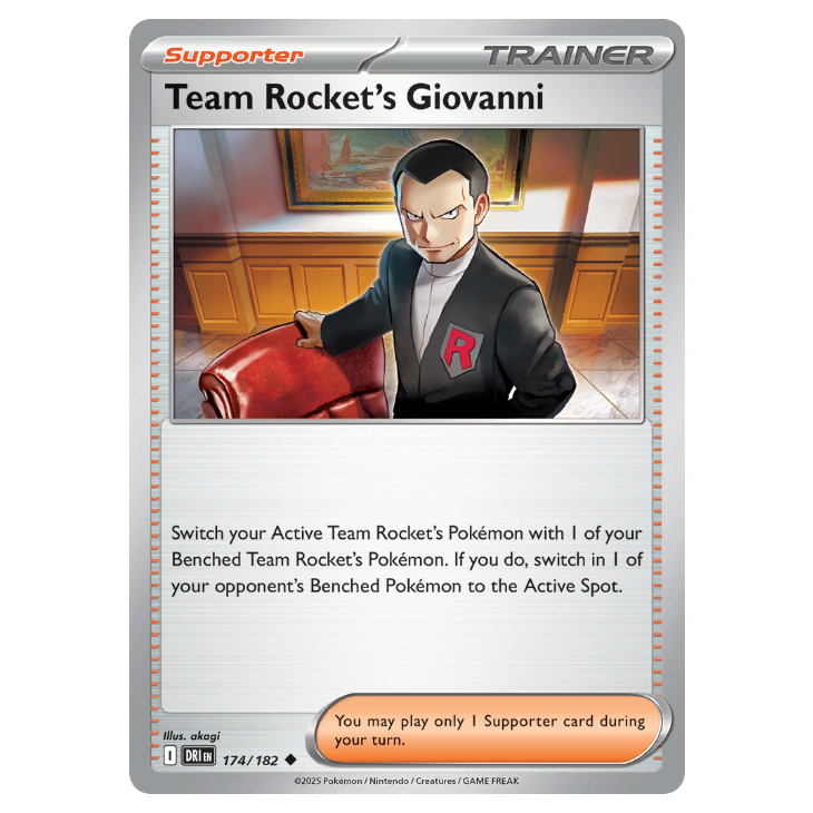 Team Rocket's Giovanni - Destined Rivals - 174/182 - Uncommon