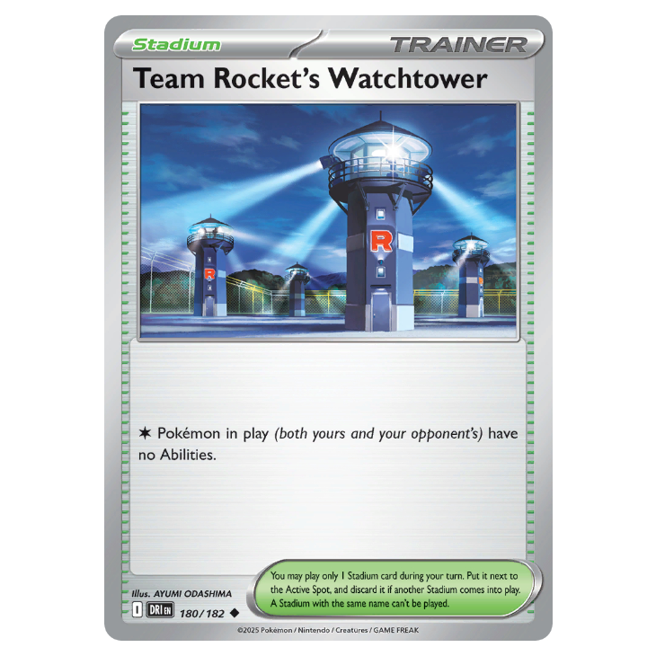 Team Rocket's Watchtower - Destined Rivals - 180/182 - Uncommon