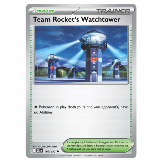 Team Rocket's Watchtower - Destined Rivals - 180/182 - Uncommon