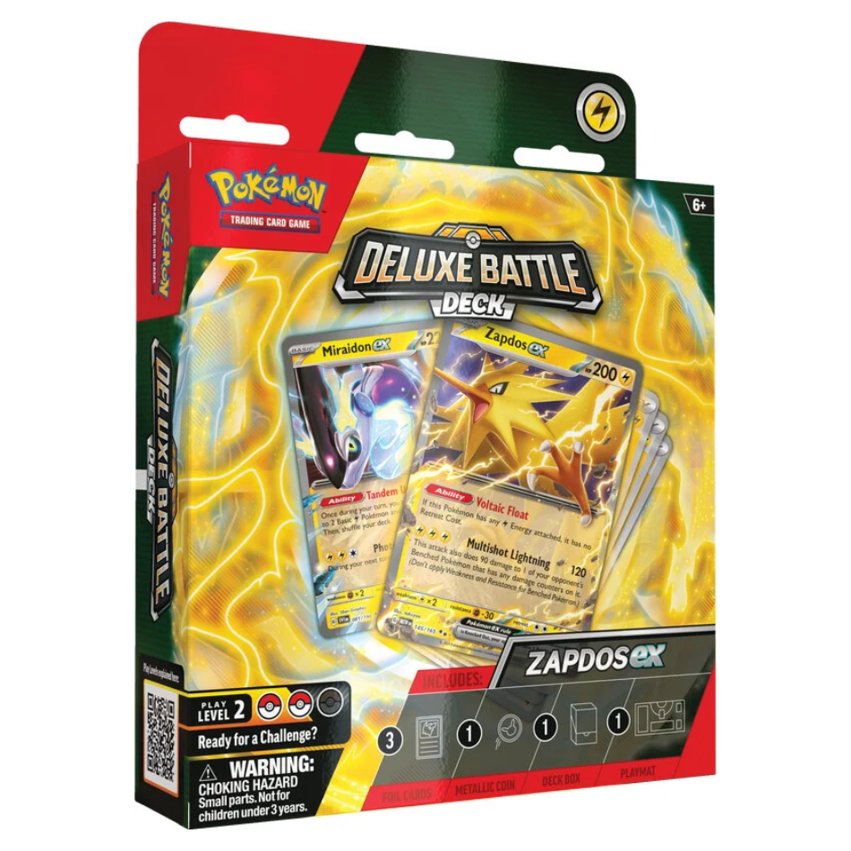 Deluxe Battle Deck featuring Ninetales ex or Zapdos ex