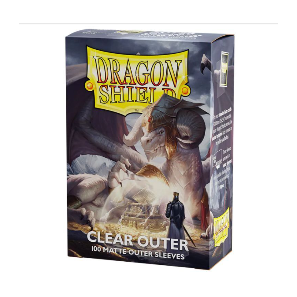 **CLEARANCE** Dragon Shield - Outer Sleeves - Matte - Clear
