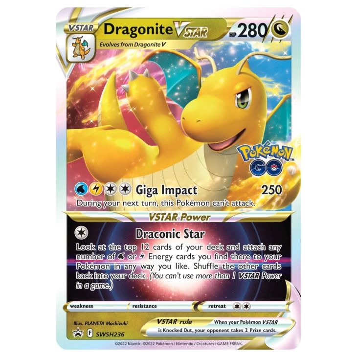 *SEALED* Dragonite VSTAR SWSH236 & Dragonite V SWSH235