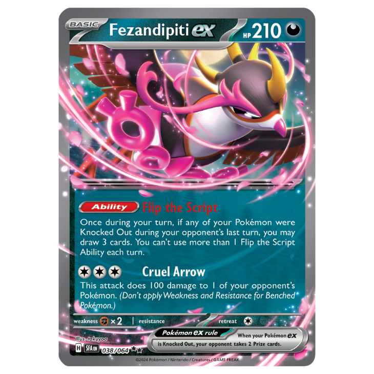 Fezandipiti ex - Shrouded Fable - 038/064 - Ultra Rare Holo