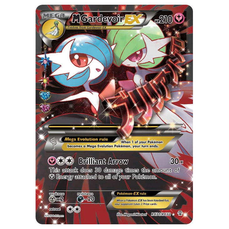 M Gardevoir EX - Generations - RC31/RC32 - Radiant Collection Full Art (MP+)