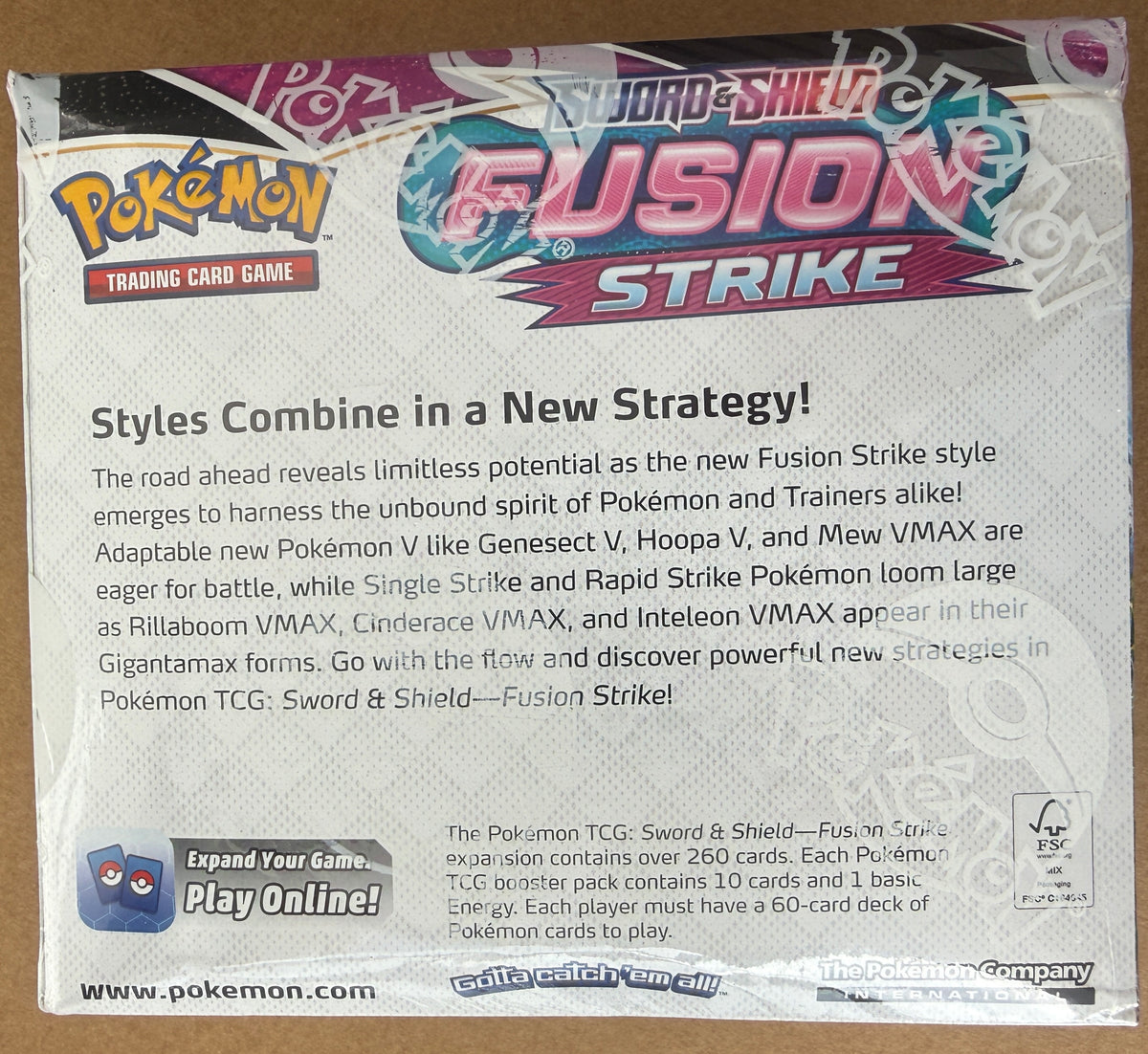 Fusion Strike Booster Box (with transit damage)