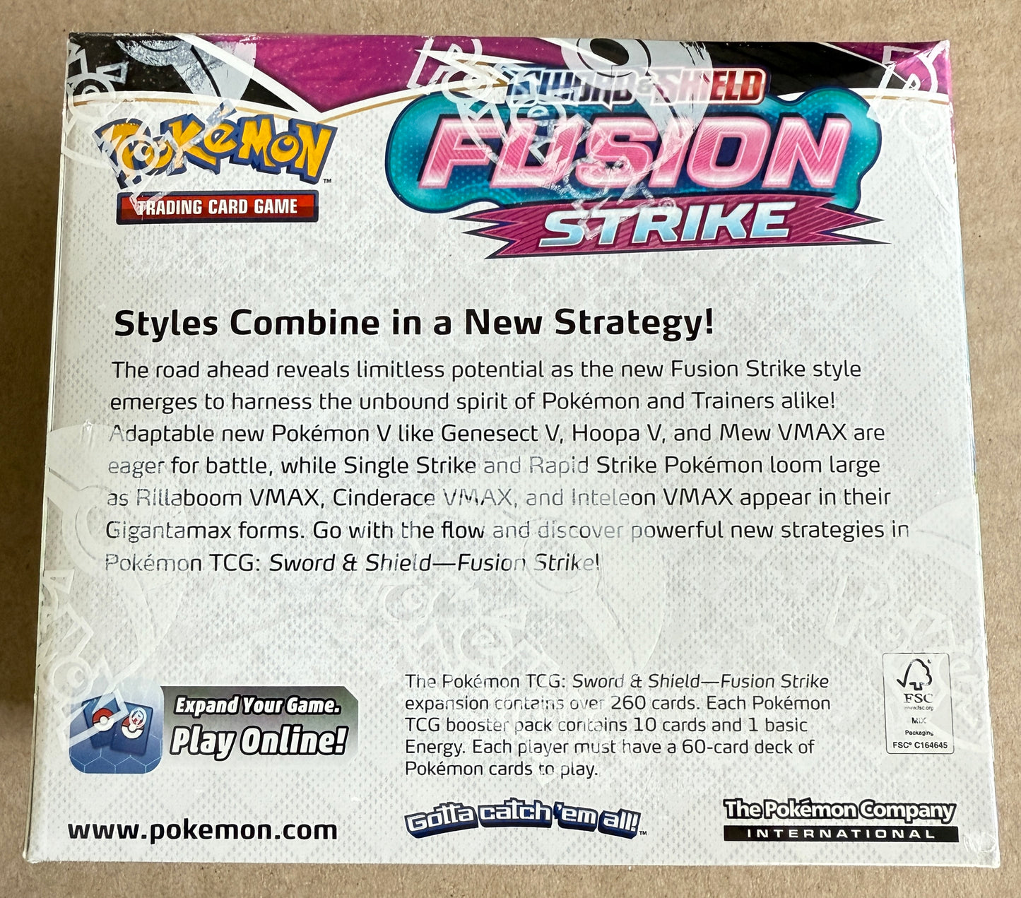 Fusion Strike Booster Box (packaging imperfections)