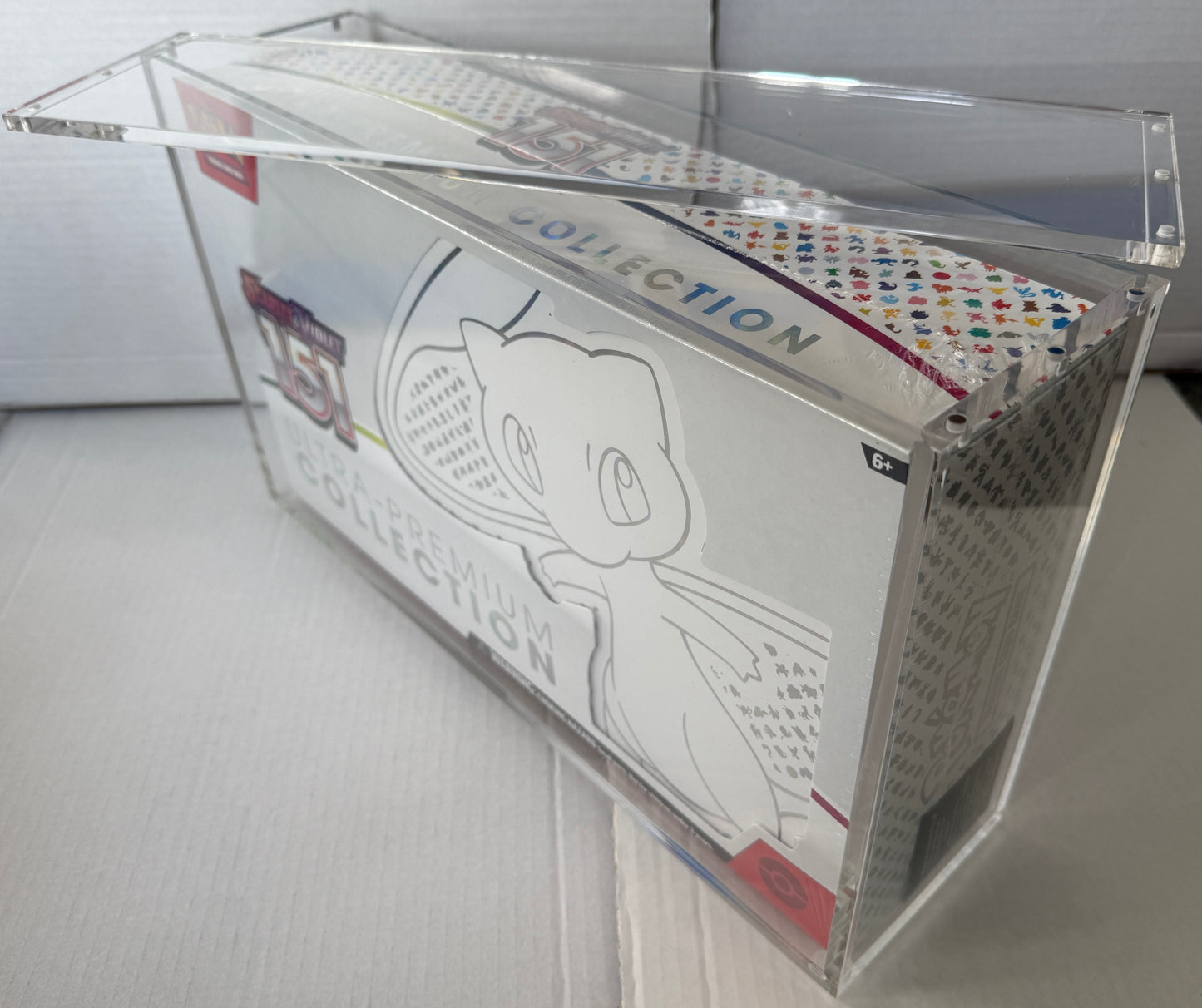 Acrylic Mega Charizard X EX Ultra Premium Collection Display (also fits 151 UPCs!)