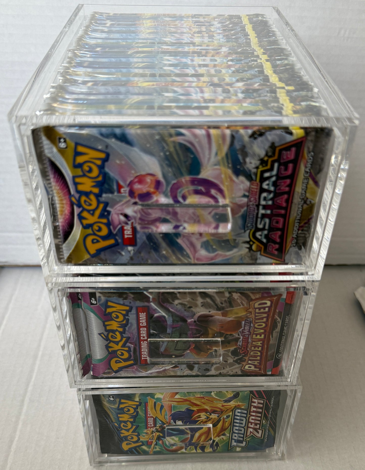 Acrylic Booster Pack Drawer