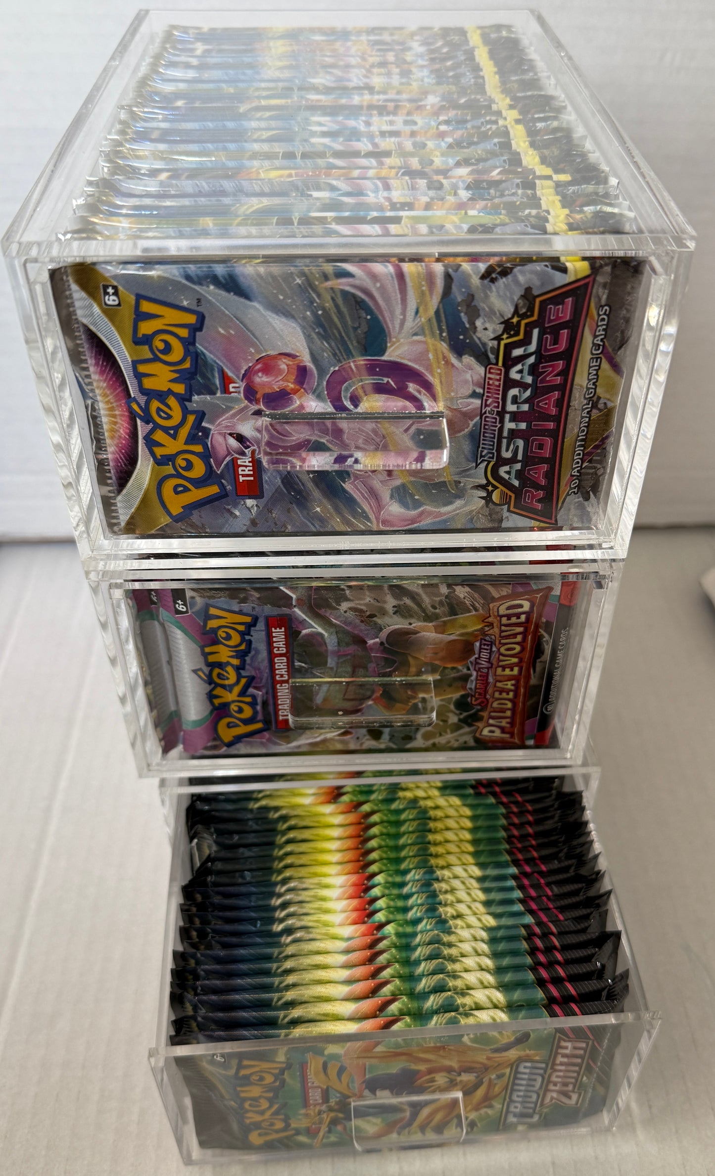 Acrylic Booster Pack Drawer