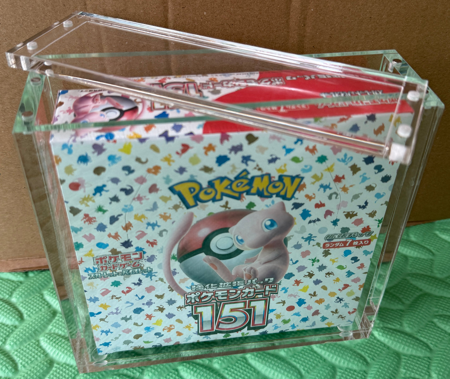 Acrylic Japanese Pokémon Booster Box Display (Standard size)
