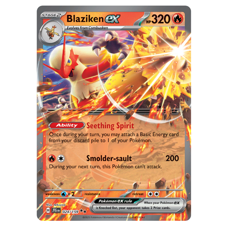 Blaziken ex - Journey Together - 024/159 - Double Rare