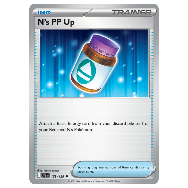 N's PP Up - Journey Together - 153/159 - Uncommon