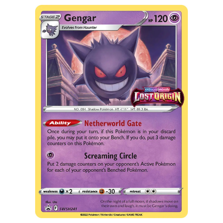Lost Origin *SEALED* Holo Promo and mini-deck featuring Comfey, Machamp, Finneon OR Gengar