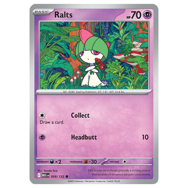 Ralts - Mega Evolution - 058/132 - Common