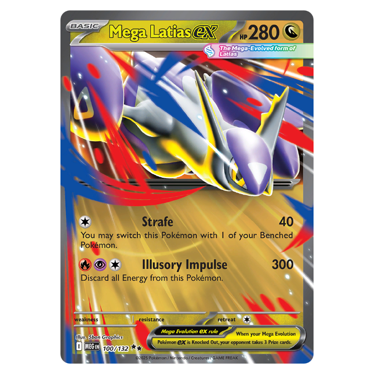 Mega Latias ex - Mega Evolution - 100/132 - Double Rare