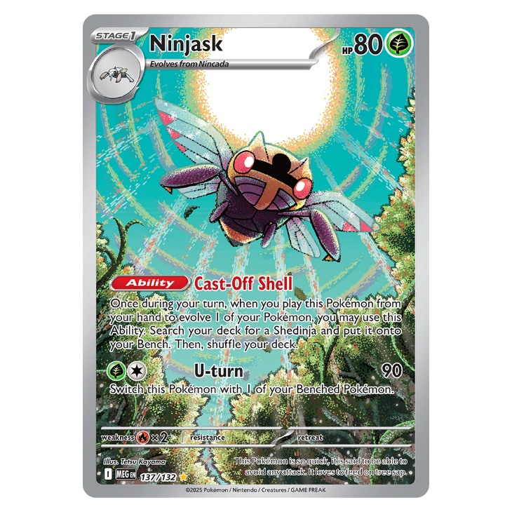 Ninjask - Mega Evolution - 137/132 - Illustration Rare