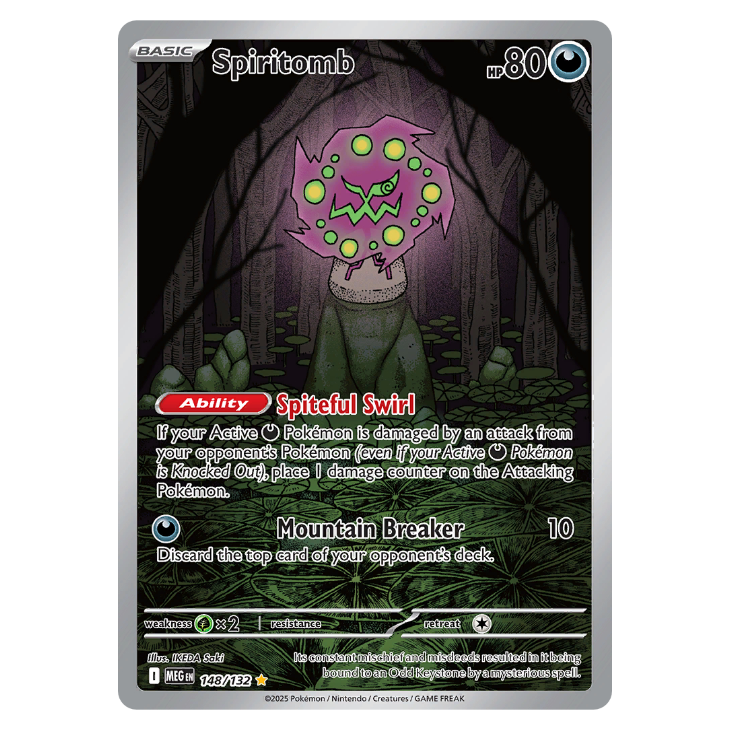 Spiritomb - Mega Evolution - 148/132 - Illustration Rare