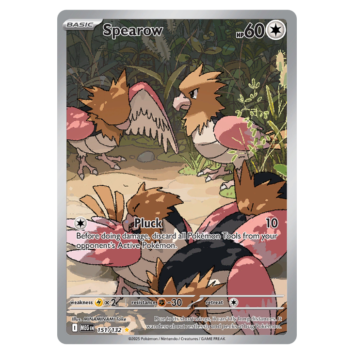 Spearow - Mega Evolution - 151/132 - Illustration Rare