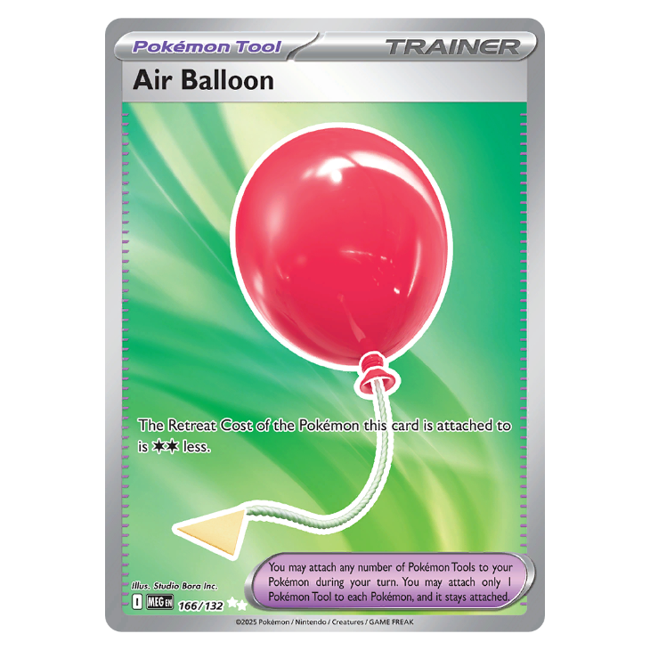 Air Balloon - Mega Evolution - 166/132 - Full Art Ultra Rare