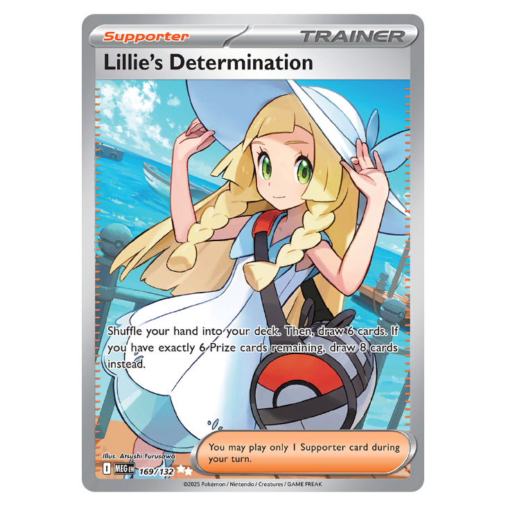 Lillie's Determination - Mega Evolution - 169/132 - Ultra Rare Full Art