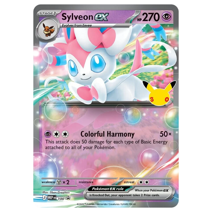 MEP100 Sylveon ex - Holo Promo