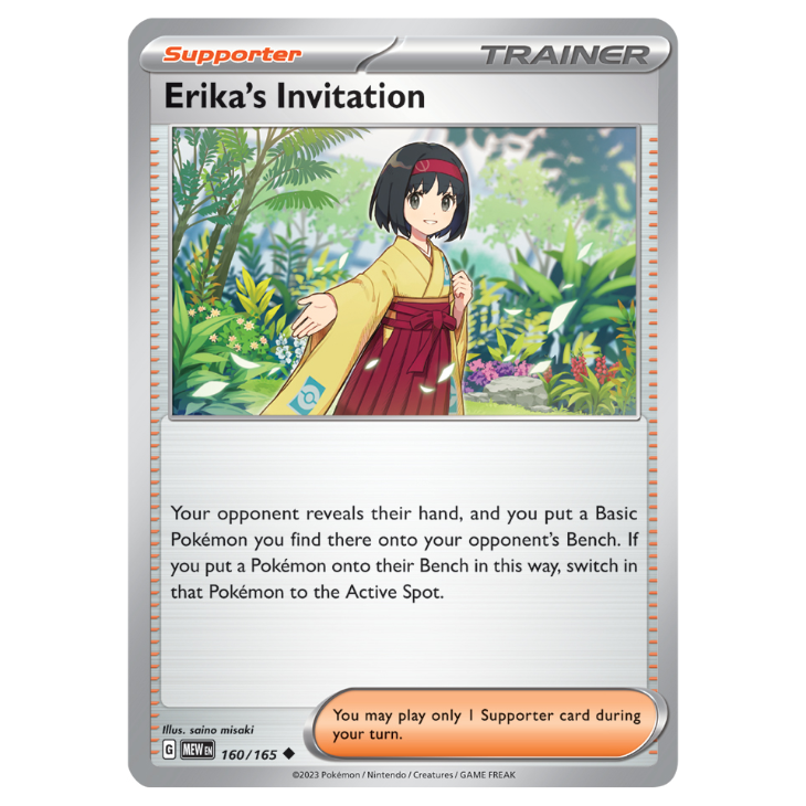 Erika's Invitation - 151 - 160/165 - Uncommon