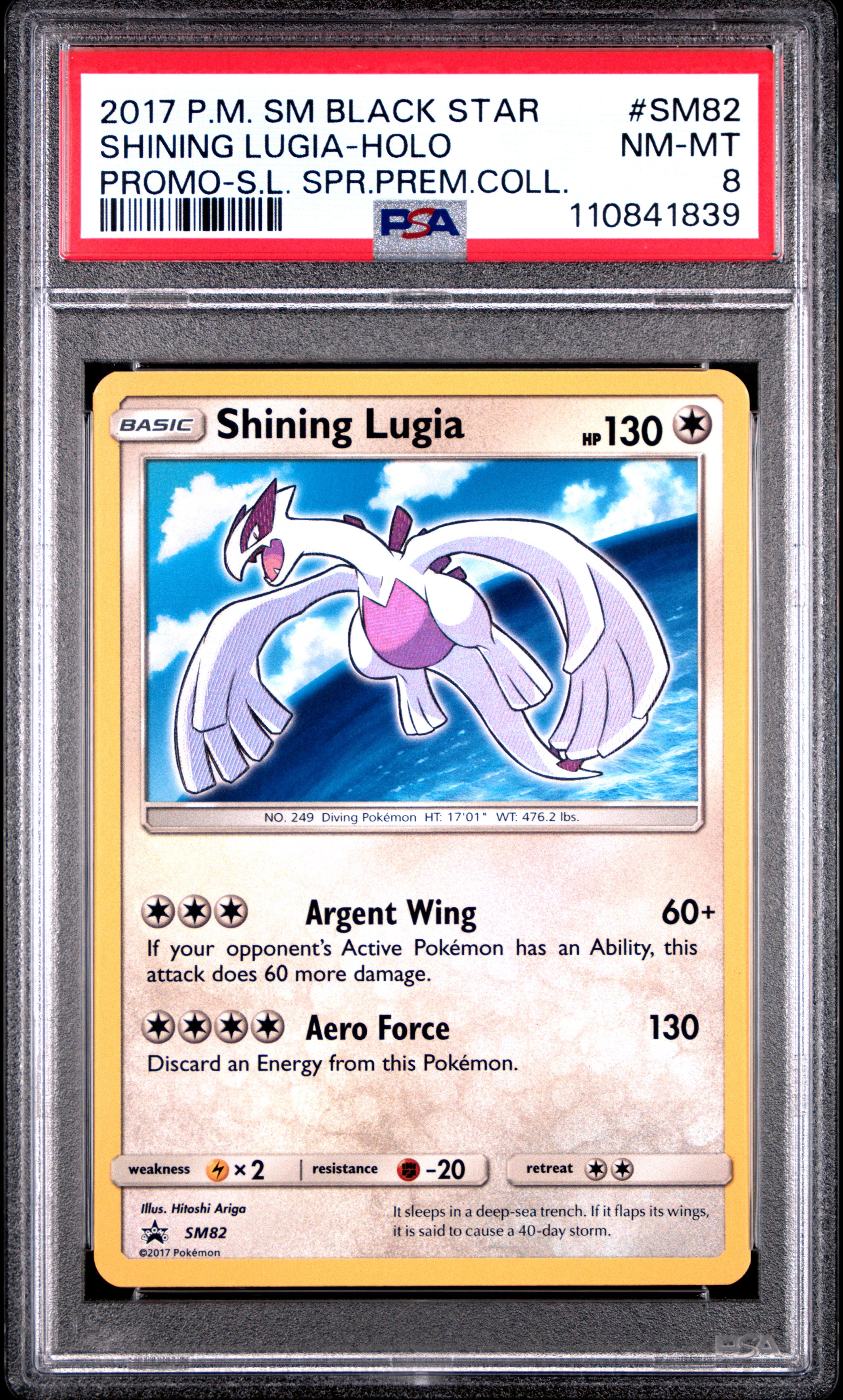 PSA 8 NM-MT Shining Lugia - Promo Holo SM82 – The Game Tree NZ