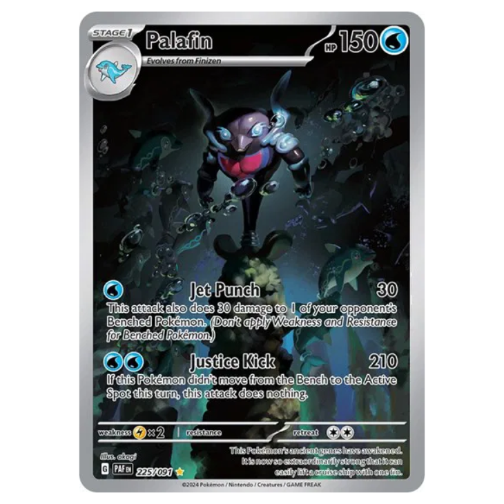 Palafin - Paldean Fates - 225/091 - Illustration Rare