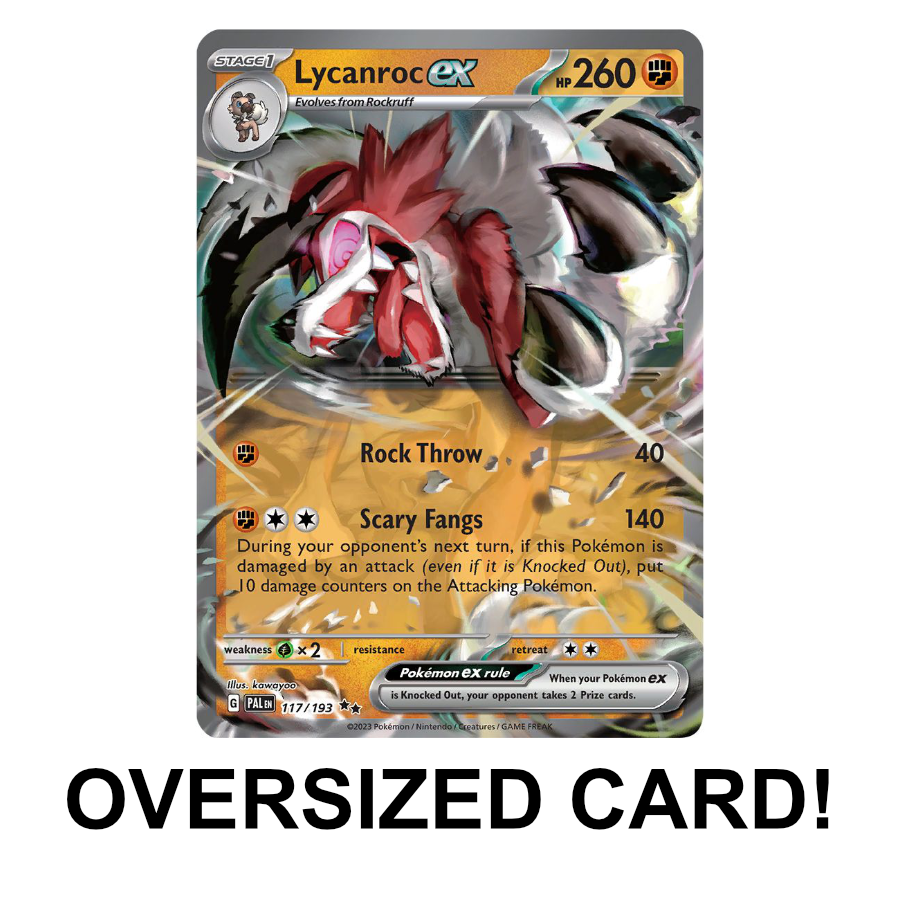 Lycanroc ex - Paldea Evolved - 117/197 - Holo Oversized Card