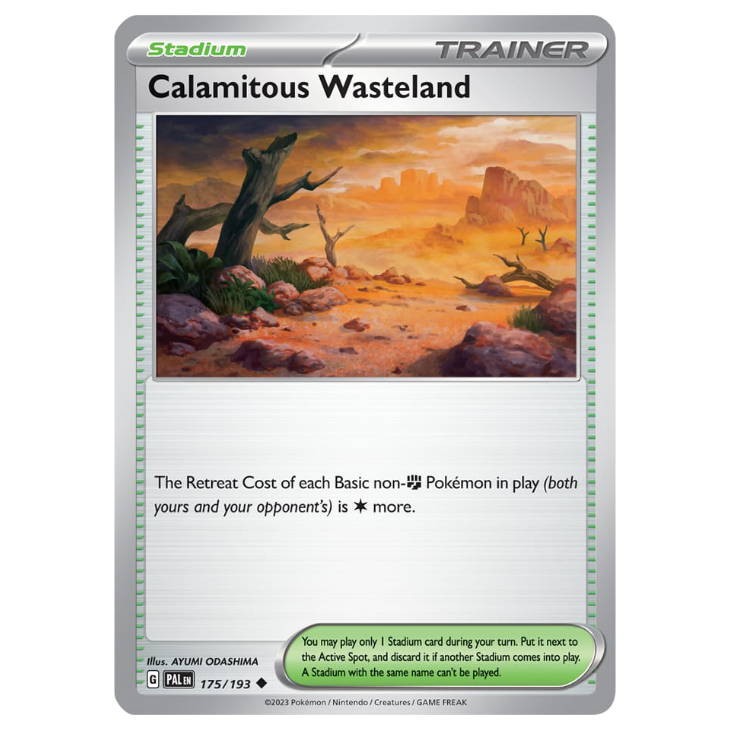 Calamitous Wasteland - Paldea Evolved - 175/193 - Uncommon
