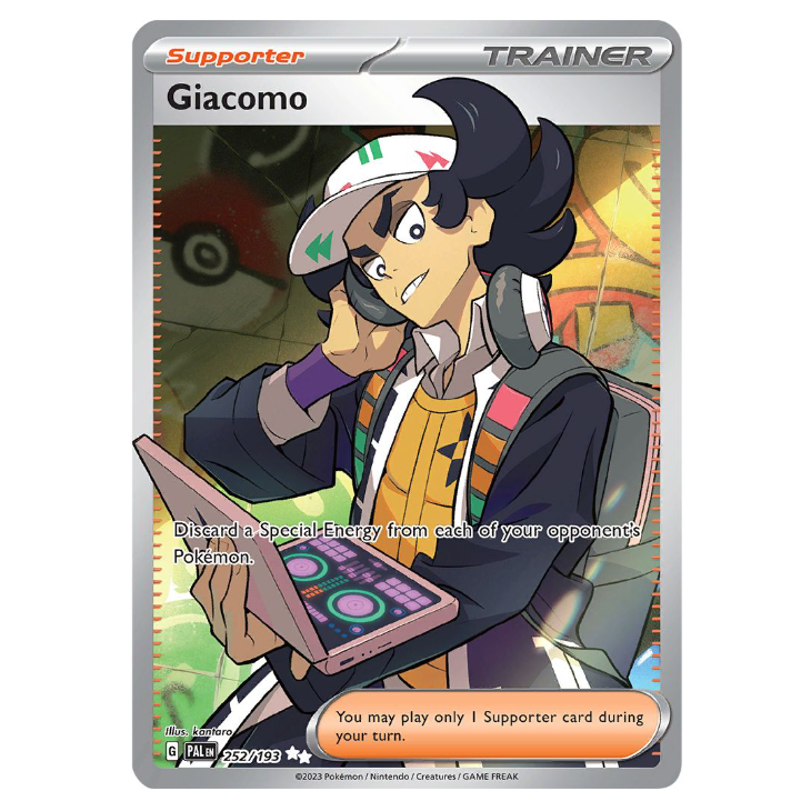 Giacomo - Paldea Evolved - 252/193 - Full Art Ultra Rare