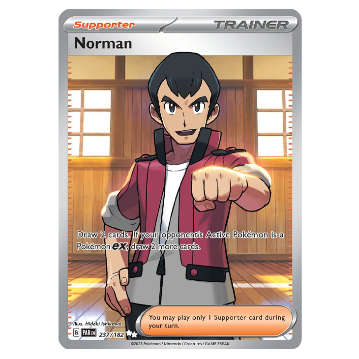 Norman - Paradox Rift - 237/182 - Full Art Ultra Rare