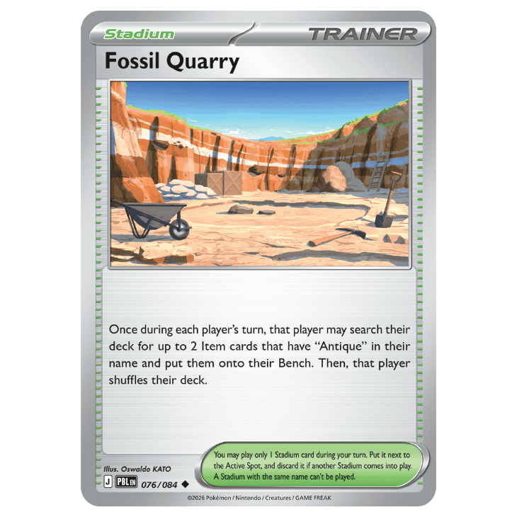 Fossil Quarry - Pitch Black - 076/084 - Uncommon