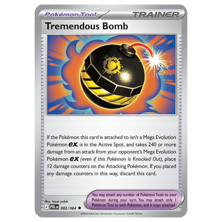 Tremendous Bomb - Pitch Black - 082/084 - Uncommon