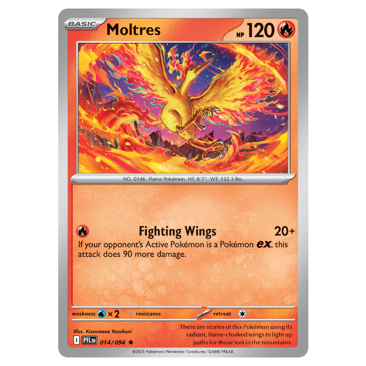Moltres - Phantasmal Flames - 014/094 - Holo Rare