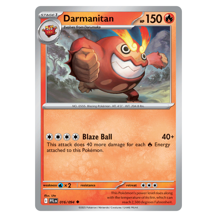 Darmanitan - Phantasmal Flames - 016/094 - Uncommon