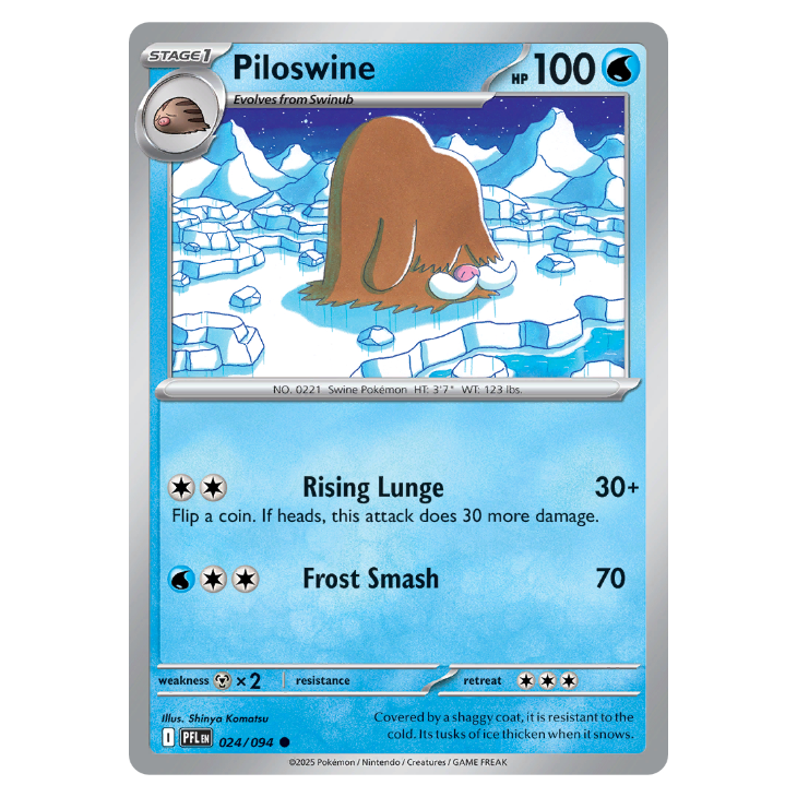 Piloswine - Phantasmal Flames - 024/094 - Common