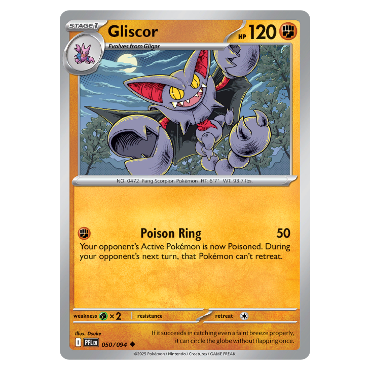 Gliscor - Phantasmal Flames - 050/094 - Uncommon